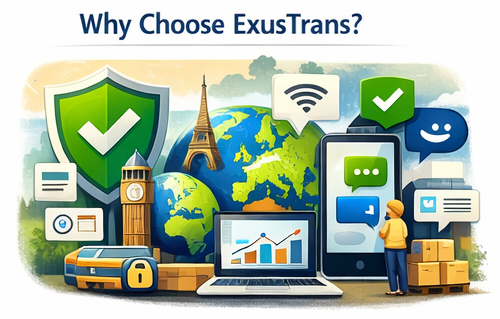 Sikker digital fragtplatform med sporing, kommunikation og pålidelige logistikfunktioner